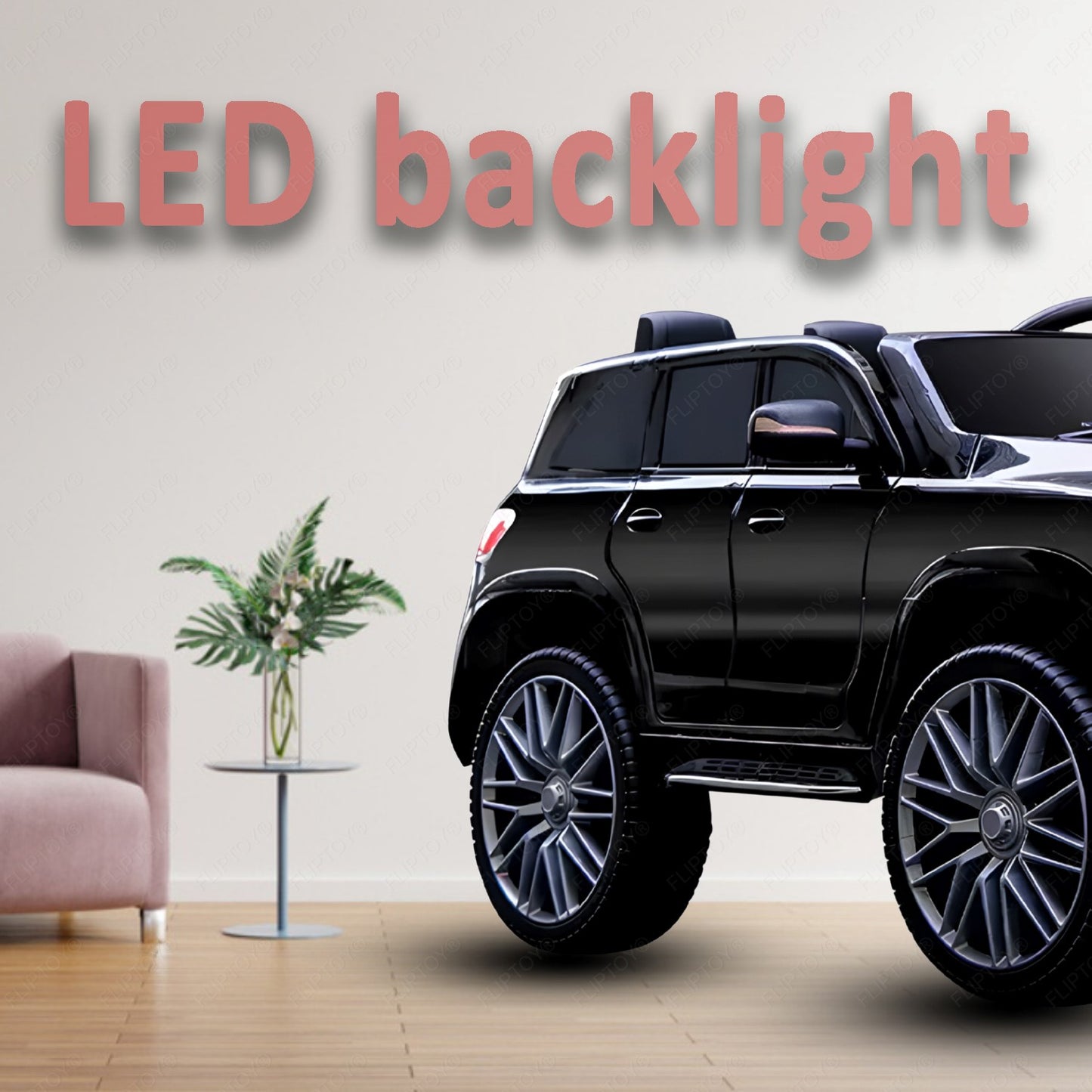 Baby SUV stylish ride on | 12v battery oprated | SUV style 2 seater baby car | Metallic color