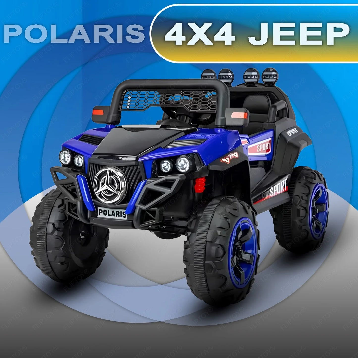 Ride on jeep 4x4 | polarise dual seater ride ons | New model | 12v battery operated for Age group 2-6 year