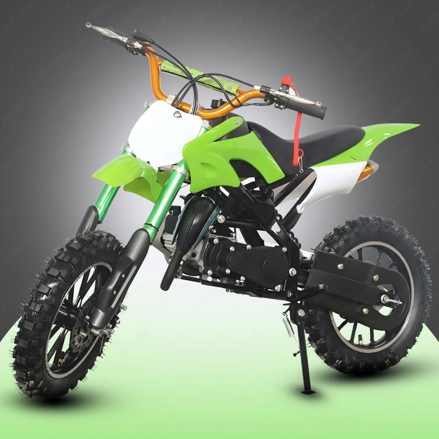 Orange 50cc Dirt Bike Pocket Bike For Kids, Vehicle Model: 2022 at