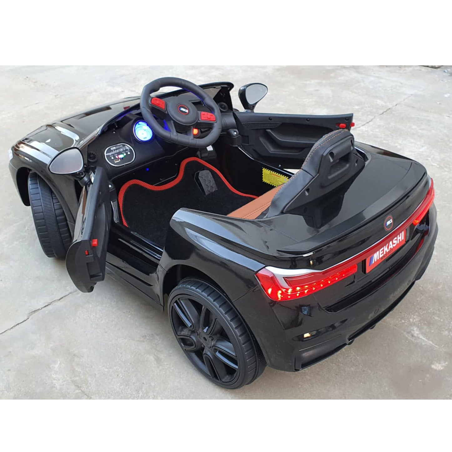 Mekashi Made in india Battery operated ride on car for kids | Model No. MKS-003D | Leather seat