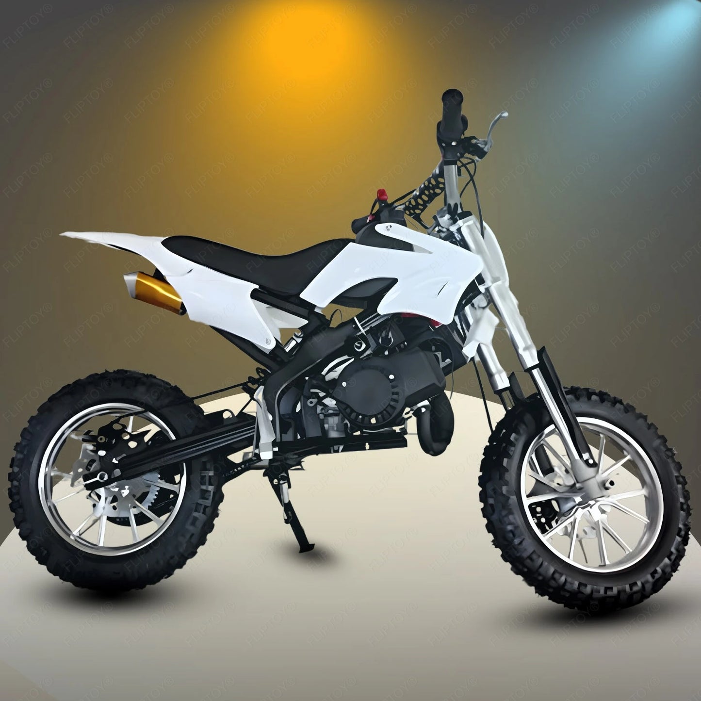 Dirt bike for kids | 50cc Petrol bike | pocket bike | With free Kids Protective Gear Set ( 7 year to 11) 2 stroke engine