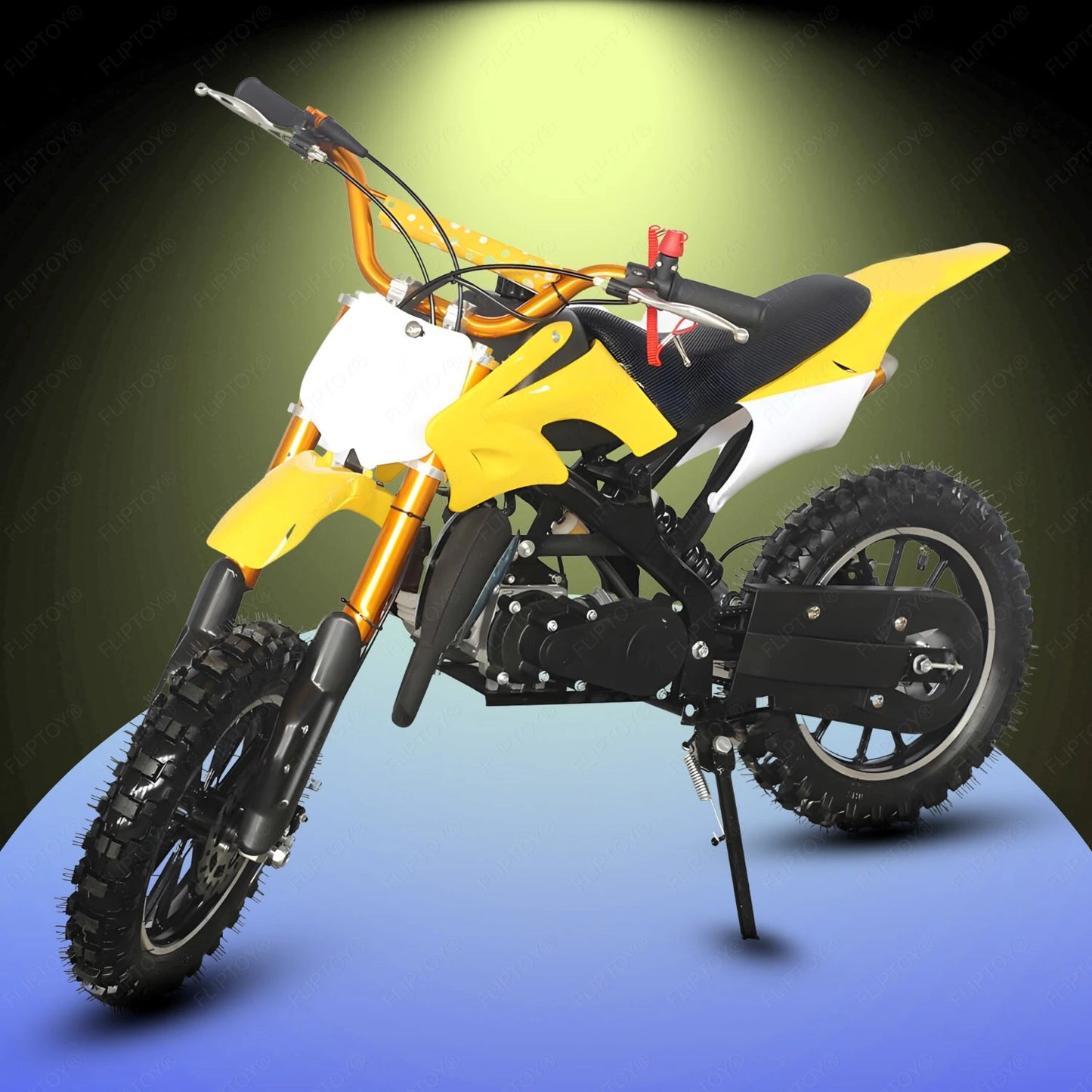 Dirt bike for kids | 50cc Petrol bike | pocket bike | With free Kids Protective Gear Set ( 7 year to 11) 2 stroke engine