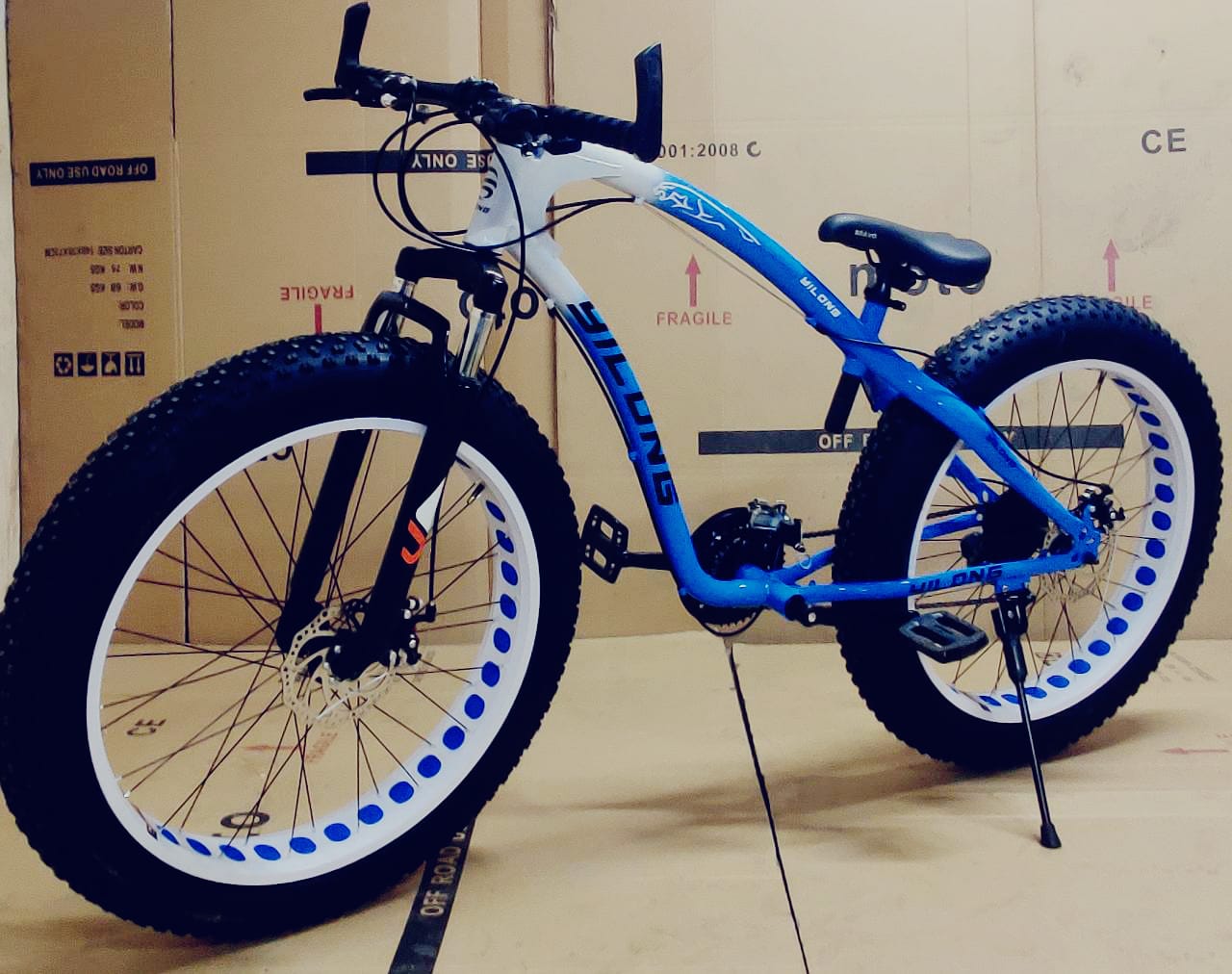 Fliptoy® | Fat bike | The new Mountain Fat Bike | For adult- 26 inch | Steel frame | Disc break-2022 Model