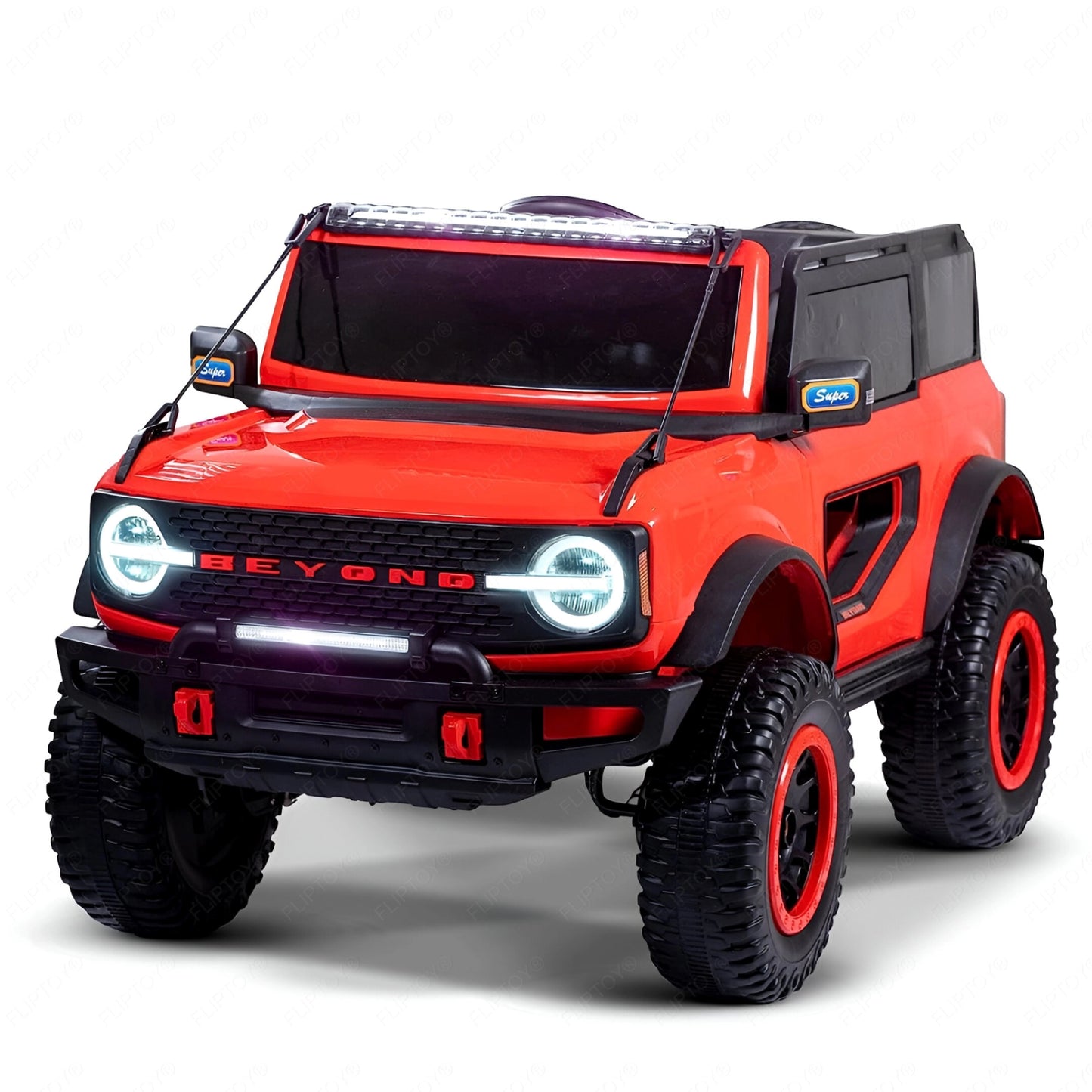 Baby, Ride on jeep, 12-volt battery operated, led Headlights, inbuilt music, USB, Aux & remote controller