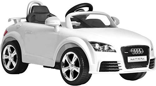 Audi Licensed Ride on car Suitable for 2 to 5 Years Old Kids with Rechargeable Audi ttrs plus 12V Battery, Lights and Parental Remote Control