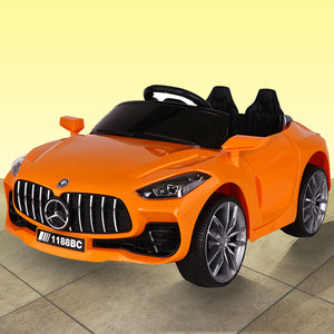 Baby electric toy car 1188bc, baby power wheel with remote control Metallic painted color (RED)