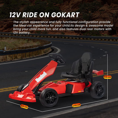 Fliptoy® Go kart for kids | 12 volt ride on | electric rechargble | go kart for kids india | FL-1522