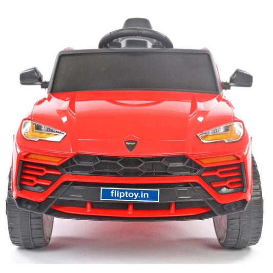 Dazzling Lambro SUV Rechargeable Battery Operated Ride-On Car for Kids ( 2 to 5yrs ), Red
