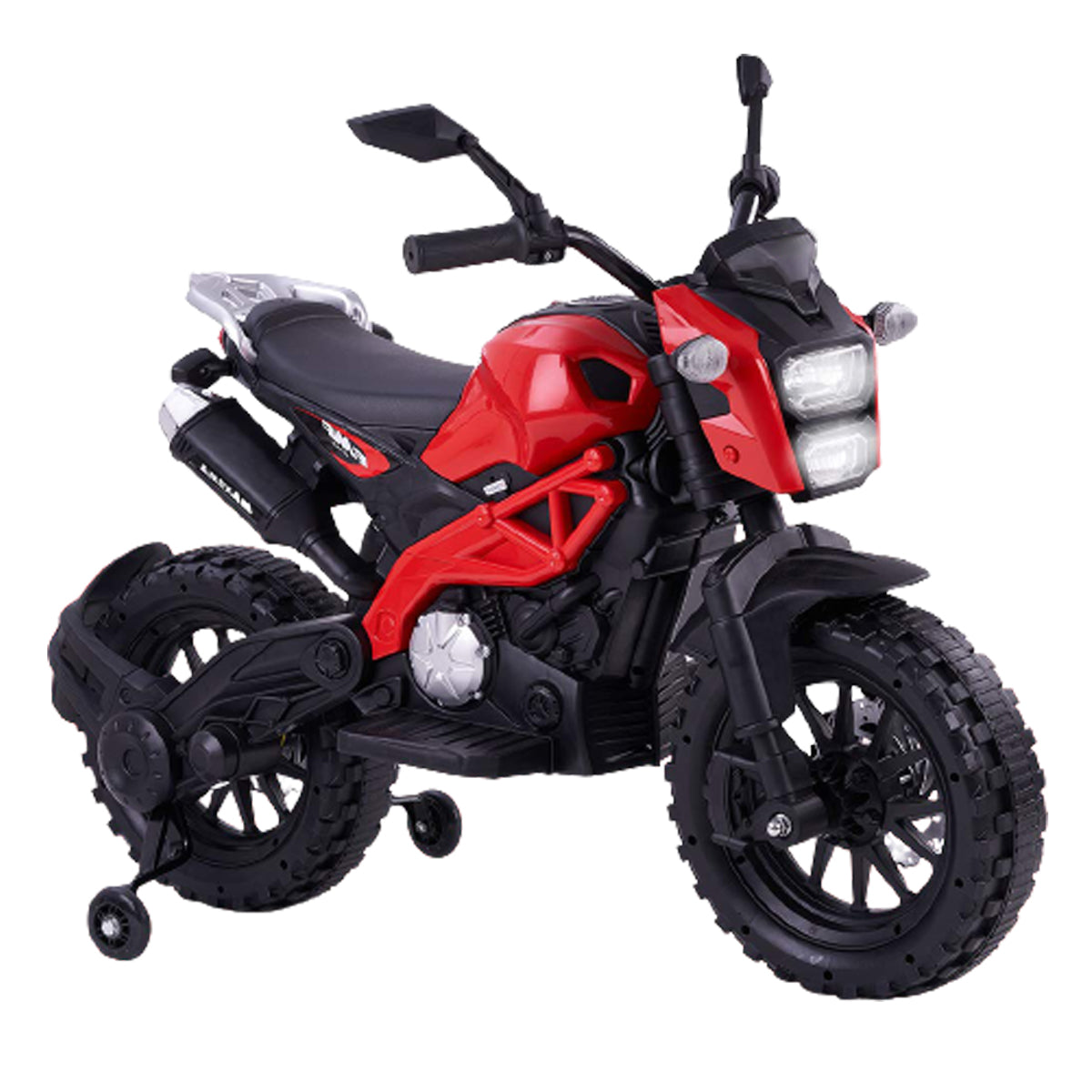 smart ktm look ride on bike for kids 3-9 age group with hand race (metallic painted)