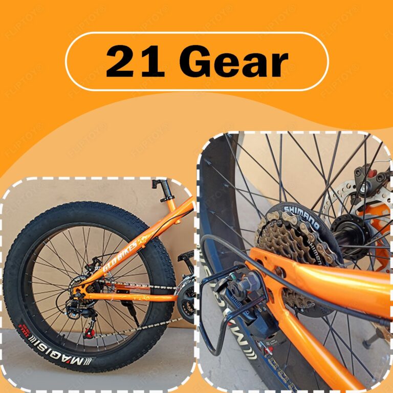 Fliptoy® | Fat bike | The new Mountain Fat Bike | For adult- 26 inch | Steel frame | Disc break-2022 Model