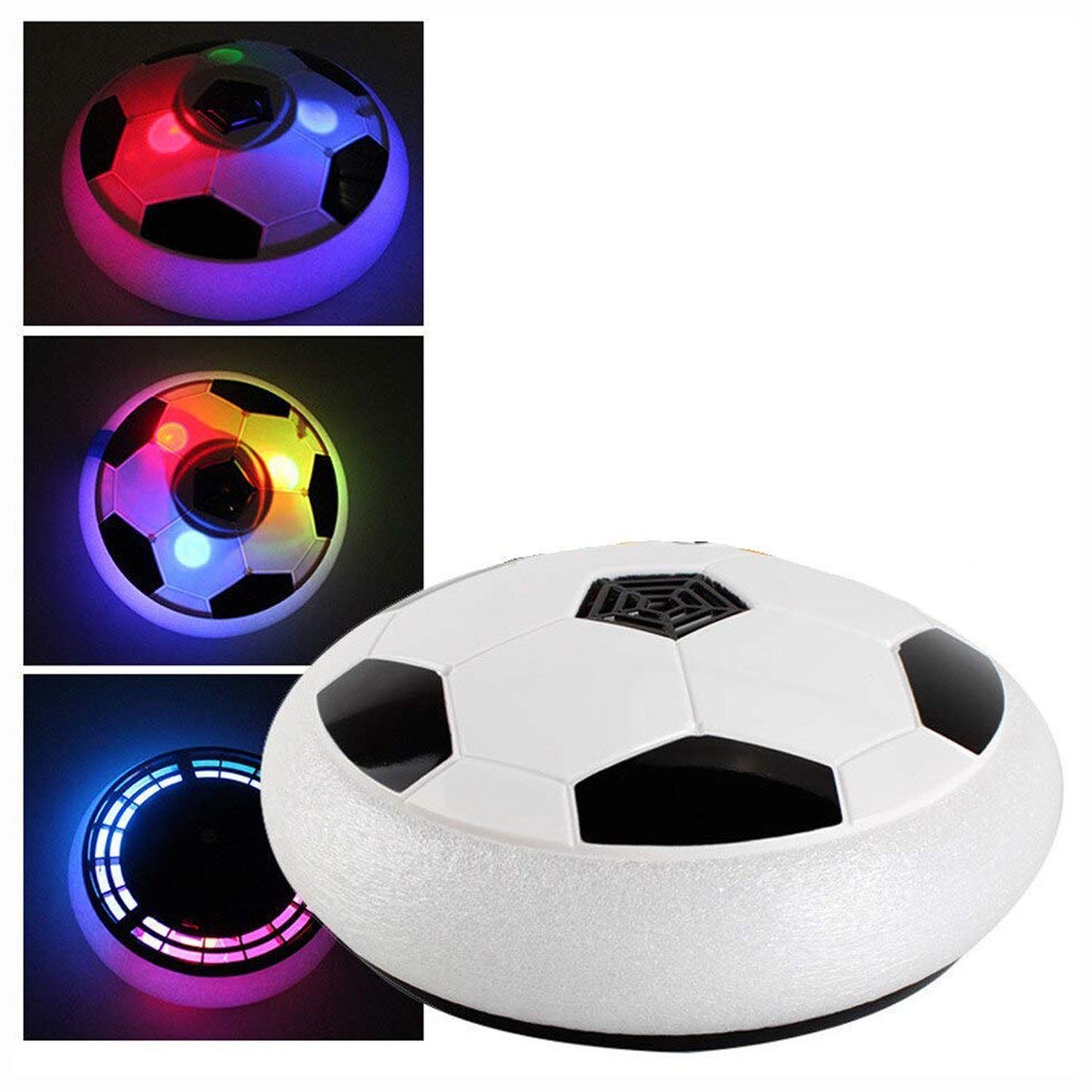 Hover soccer ball | with Foam Bumpers and Colorful LED Lights | hover ball