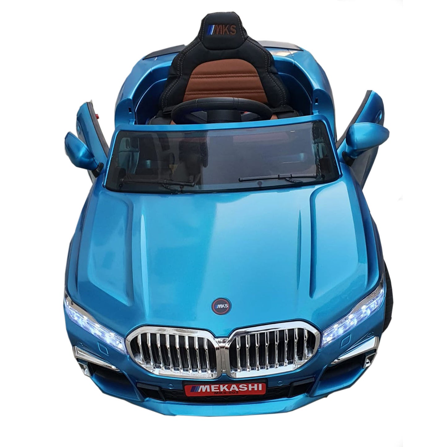 Mekashi Made in india Battery operated ride on car for kids | Model No. MKS-003D | Leather seat