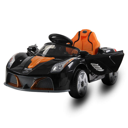 Ride On Car For Kids | Mp3 USB support | 12V Battery operated car | Dual drive | metallic paint color- Black | JE198-BLK