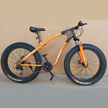 Fliptoy® | Fat bike | The new Mountain Fat Bike | For adult- 26 inch | Steel frame | Disc break-2022 Model