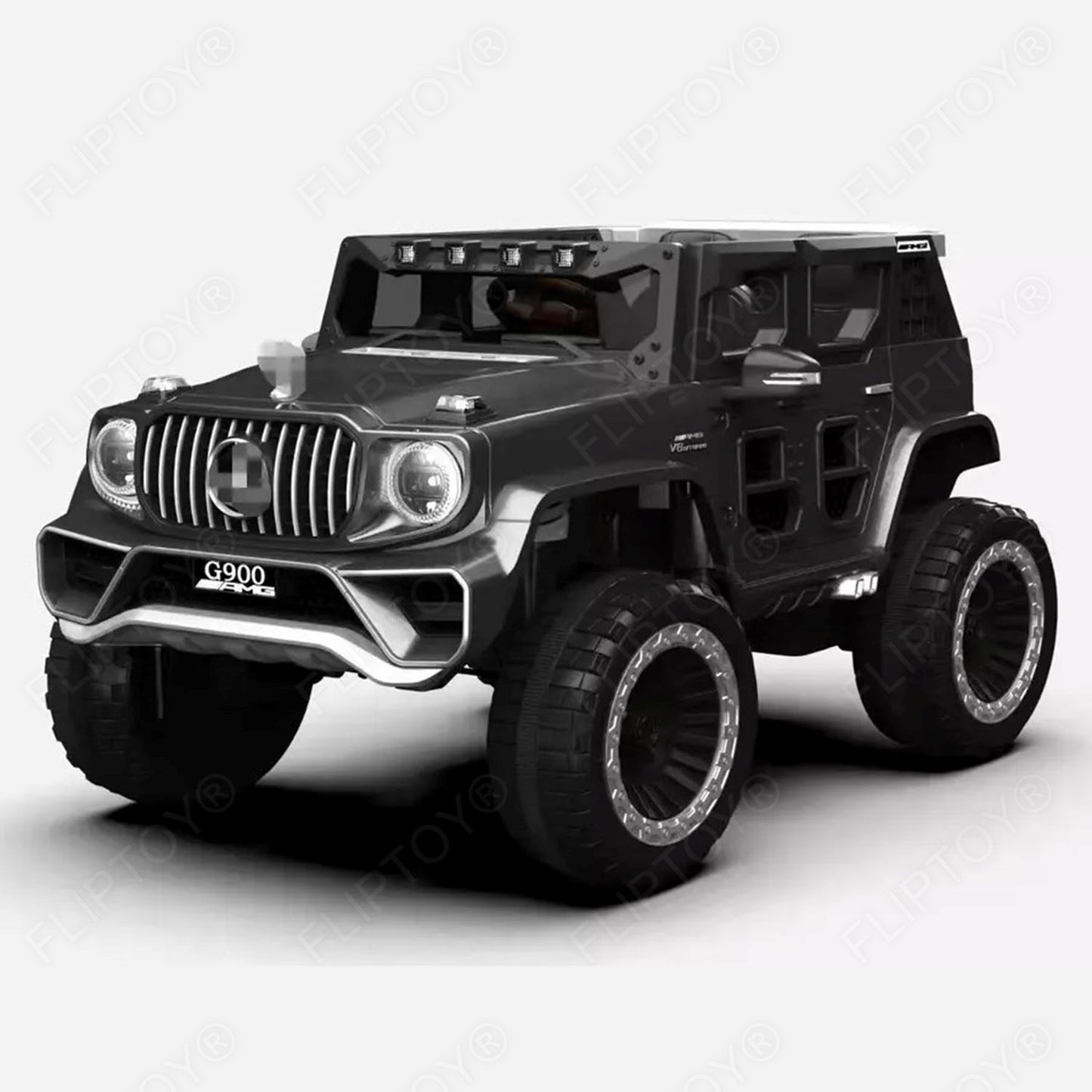 Fliptoy® | Kids ride on jeep | 4x4 | 2 seater | for age group 2-7 year | MP3 music player | Big jeep