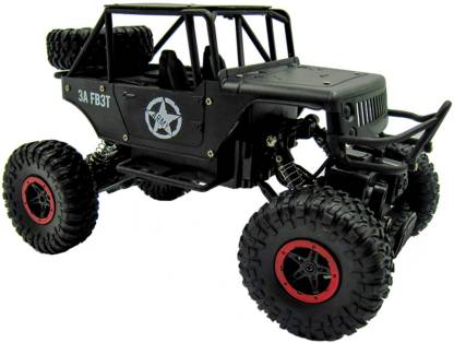 2.8Ghz 1:20 Scale RC Vehicle Army Car 4 WD Shaft Drive Waterproof High Speed Remote Control & chargeble Monster Off Road Truck Alloy Metal Body  (Random)