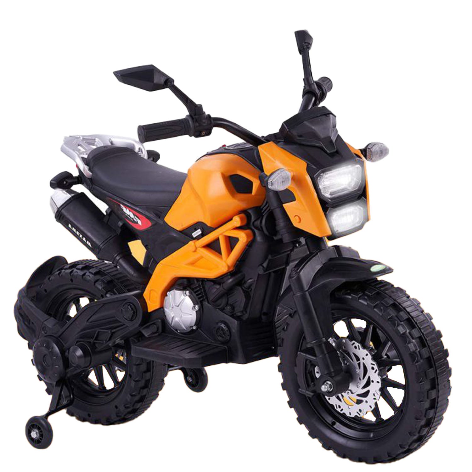 smart ktm look ride on bike for kids 3 9 age group with hand race metallic painted