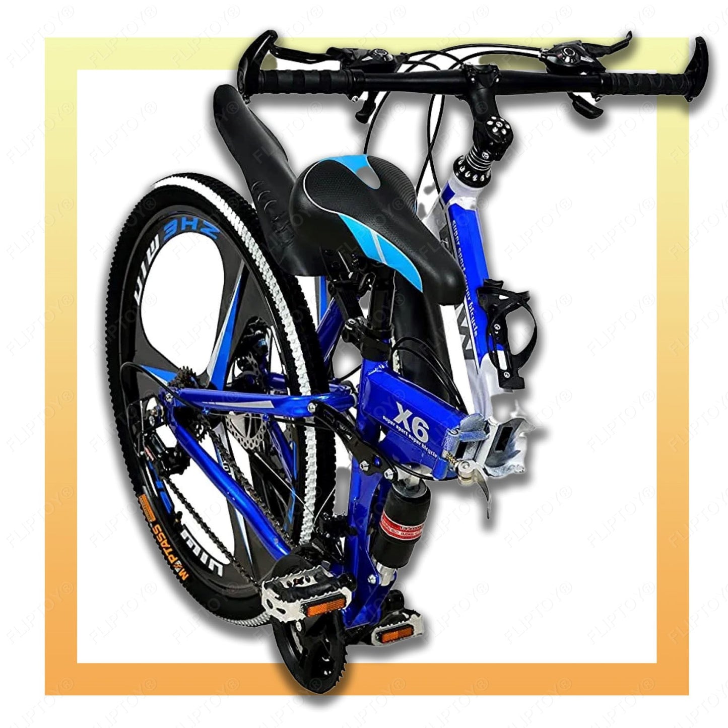 Fliptoy®-Foldable cycle | for Adults with Gear | 26 T - Road Cycle | 21 gear