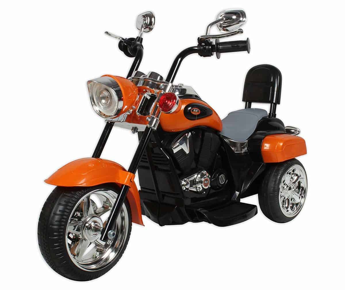 Battery Operated Motorcycle For Upto 5Years Old Kids (Orange) – Fliptoy®