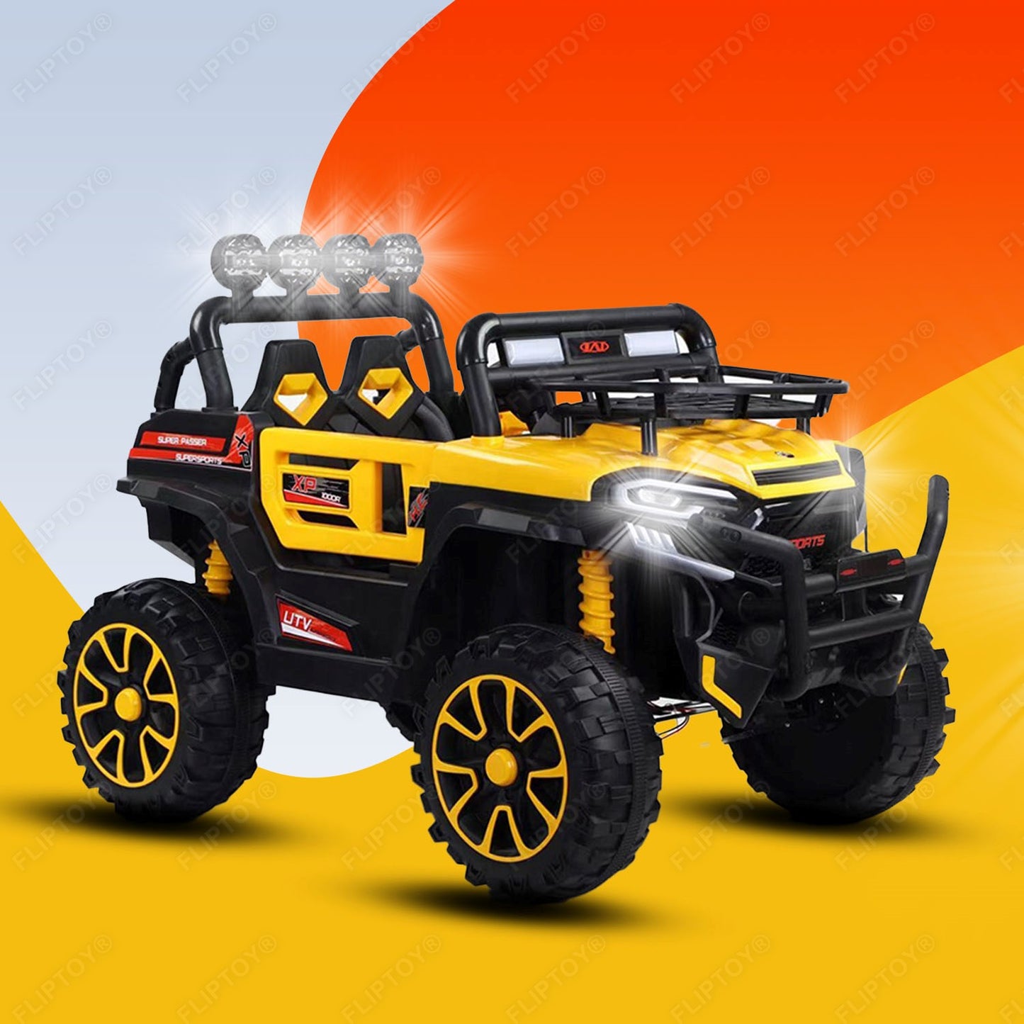 Fliptoy® Baby ride on jeep | 12V Kids UTV 2 seat | jeep for kids | Model No. F-MB8869 | 2022 Model